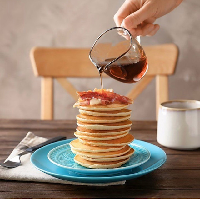 Pancake Tuesday just got flippin' tasty with our imported Irish Bacon! Enjoy! #pancaketuesday#bacon🥞