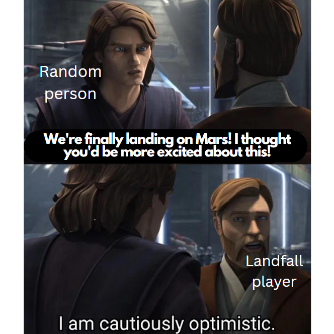 TG_Op_Landfall's tweet photo. There's definitely a difference

#landfall #spacegames #indiegames #mobilegames #spacememe #starwars #obiwan #anakin #jedi #clonewars #mars #planets #solarsystem #space #cosmos https://t.co/xVDBYB1rOb