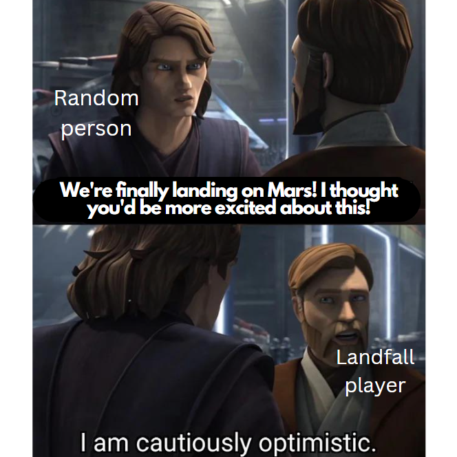 There's definitely a difference #landfall #spacegames #indiegames #mobilegames #spacememe #starwars #obiwan #anakin #jedi #clonewars #mars #planets #solarsystem #space #cosmos