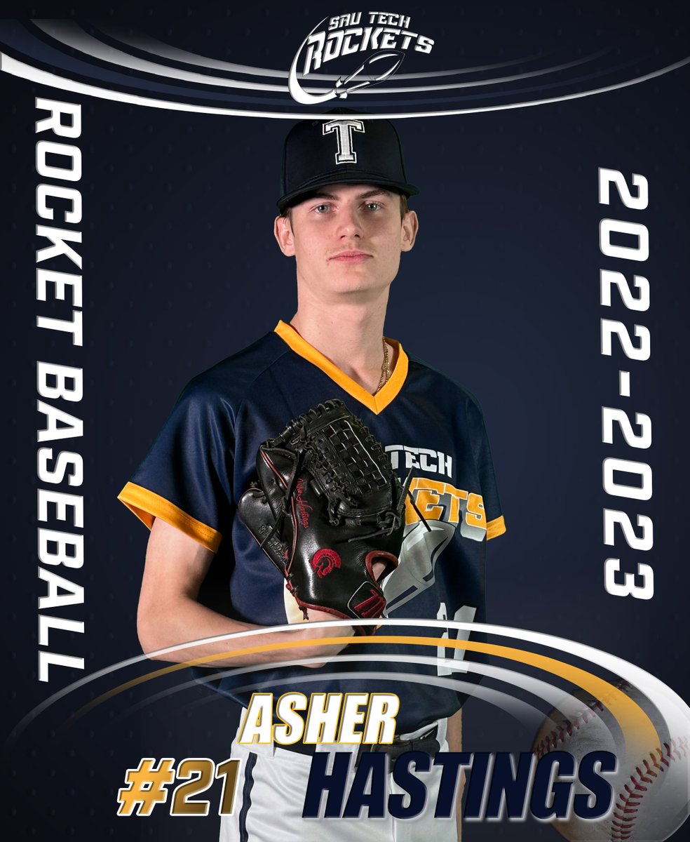 sautech68's tweet photo. Meet Rocket Baseball Team member Asher Hastings #21. Asher is 6'0 and is a left-handed pitcher from Little Rock, Arkansas. #GoRockets #NJCAA #sautrockets #saut68 #Arkansas https://t.co/lMWSpDdA2O