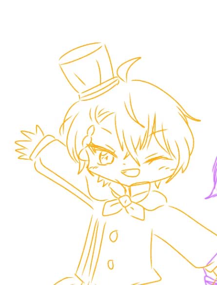 下書きのしゃちょ～もうちょいまゆげバシバシでもいいかな 