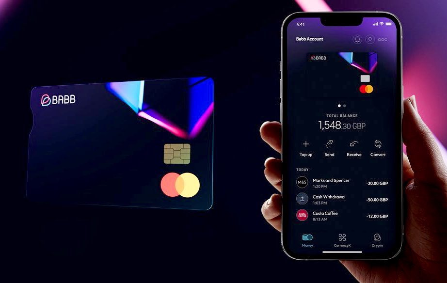 Thomash83191's tweet photo. #BABB will make us bank‼️🏦💰 Hybrid #BankAccount | $BAX #MasterCard #debitCard #Swift #Clearbank #Railsbank #sygnum #LHV #fintech #fiat #crypto #FCA registered #SPI #payments https://t.co/dVwLKq9vPT