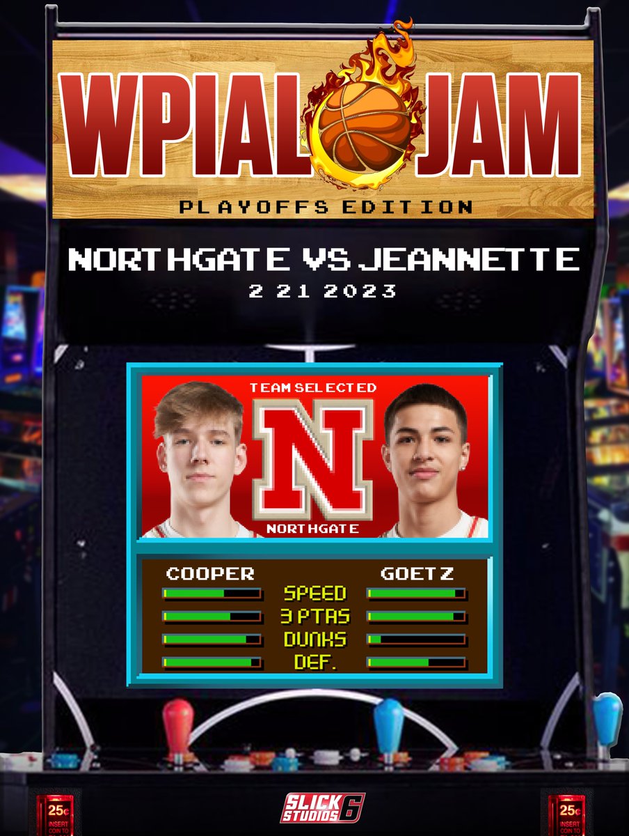 We have made our selection for tonight's game. Let's go <a href="/BoyNorthgate/">Northgate Boy's Basketball Team Page</a>!!! Stats came from Charles Barkley and Steve Nash. #wpial #piaa #nbajam #playoffs