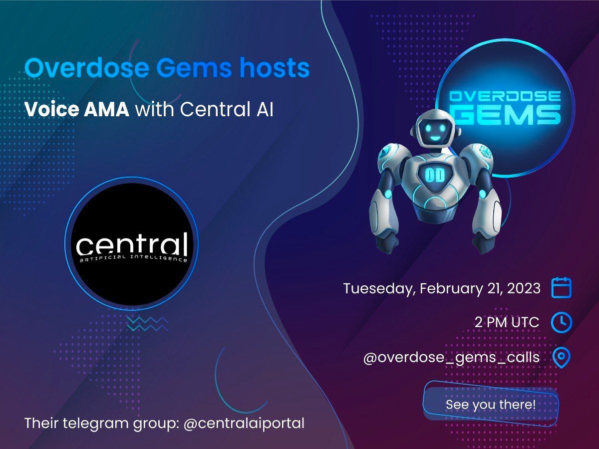 central__AI's tweet photo. It's time for the last official #CentralAI AMA before our #PreSale ends.

Join Here: https://t.co/ANA67aXW2P
 
#CentralAI already lined up everything to ensure the best possible launch🚀

📍 Buy Fairlaunch: https://t.co/Gy5jQw8eUY https://t.co/PgCZpfHhJf
