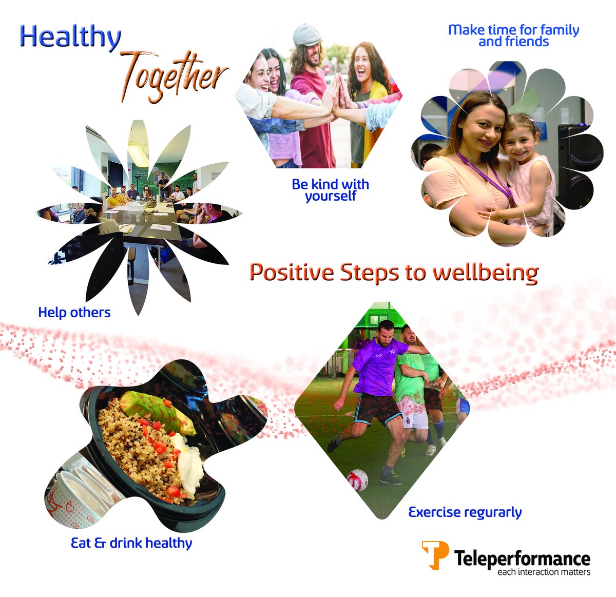 Positive steps to Wellbeing 🤾

#TeleperformanceAlbania #TPCares #HealthAndSafety