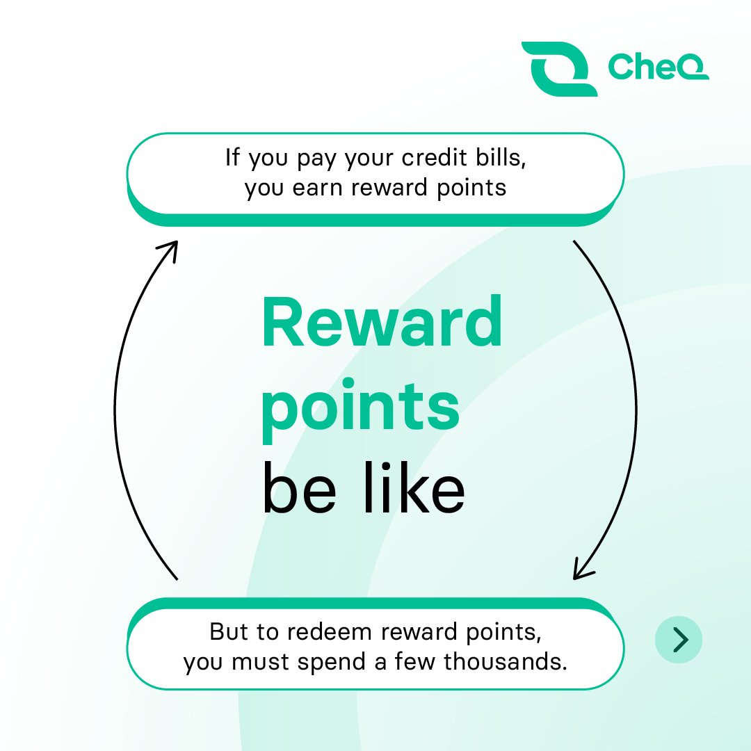 CheQ_One's tweet photo. When you pay your credit bills on CheQ, you get 1% back as CheQ Chips. Redeem them for brand vouchers, or convert to cash.
No ifs, no buts. Only #AsliRewards.