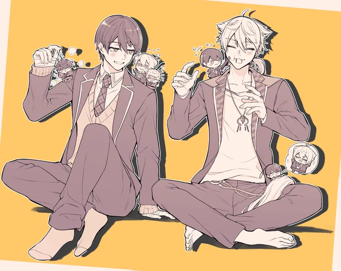 咎とぱぺとぬいと。#金剛力也像 #絵ガク 
