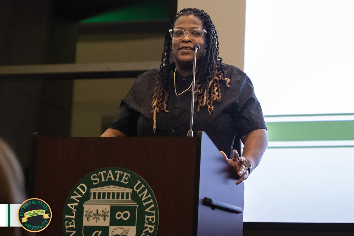 CSU_Athletics's tweet photo. 𝟮𝟬𝟮𝟯 @CLE_State 𝗔𝘁𝗵𝗹𝗲𝘁𝗶𝗰𝘀 𝗛𝗮𝗹𝗹 𝗢𝗳 𝗙𝗮𝗺𝗲 𝗠𝗲𝗺𝗯𝗲𝗿

"I came to Cleveland State because it felt most like home, where I was surrounded by love &amp; support that made me who I am today." - Dominique Butler

#PathToThePatch | #GoVikes https://t.co/m2hi4wiHaL