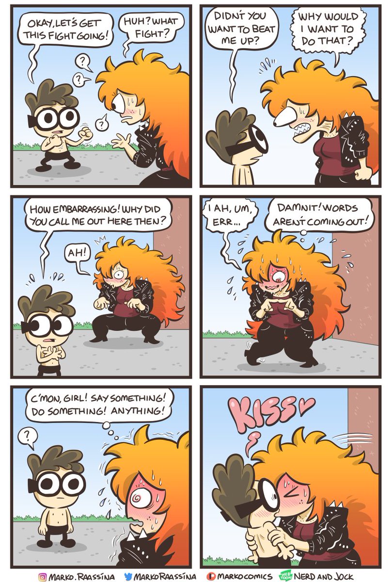 MarkoRaassina's tweet image. Nerd and Jock 185