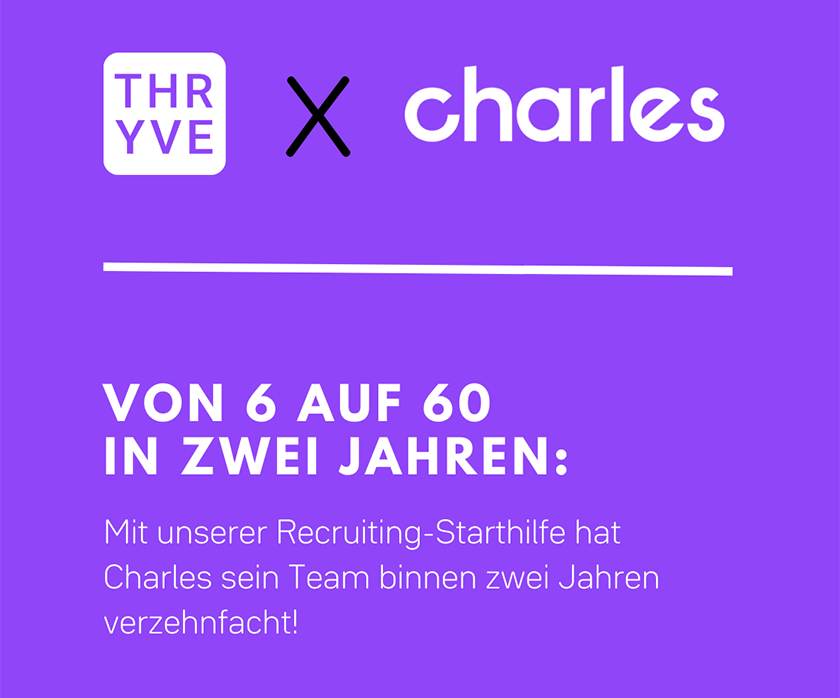 Von 6 auf 60 in zwei Jahren! 👏 Das Tech Start-up charles hat sein ein Team binnen zwei Jahren verzehnfacht! Hier lest ihr, wie wir dem führenden Anbieter einer WhatsApp Commerce Software geholfen haben 👉bit.ly/3YWPgUT #TimeToThryve #Hiring #startups #tech #techjobs