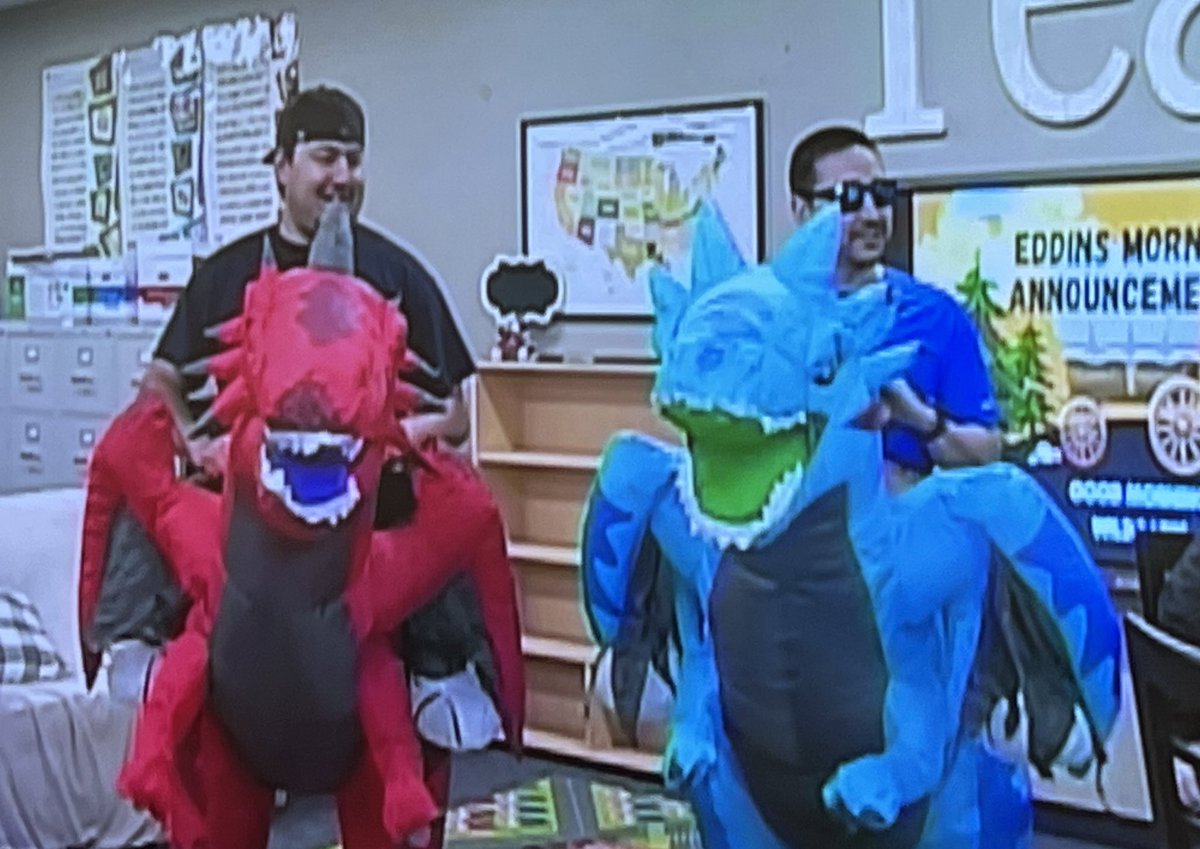 RT MrsTannersTweet: It’s how to train your dragon….I mean how to train your PE Coach! Coach P and Coach M riding Blue Bernard and Ralph! #hoopsforheart #eddelem <a href="/EddinsElem/">Eddins Elementary</a> <a href="/DPuente6/">Coach Puente</a>  x.com/MrsTannersTwee…