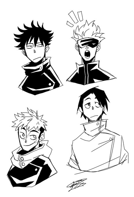 JJK Bois (late night doodles) 