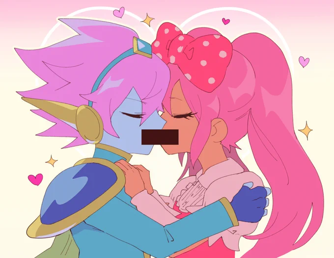 #OMORIFANART スペース彼氏とスイートハートがKISSする時に謎の海苔が入るの好き 