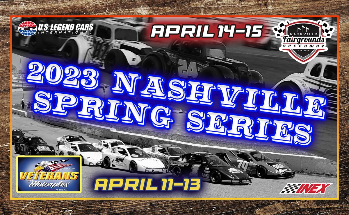 We now turn our focus to Nashville🎶

The 2023 Nashville Spring Series begins on April 11 at Highland Rim Speedway/Veterans Motorplex before switching to the <a href="/RaceFairgrounds/">Nashville Fairgrounds Speedway</a> on April 14!

Mark your calendars! Registration will open at a later date 📅

#USLCI #NashvilleNats
