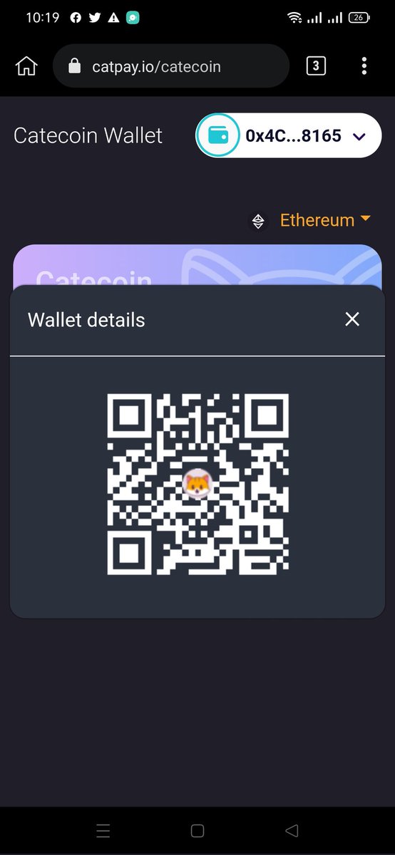 ACGaming0803's tweet photo. @catecoin 0xEFee2A6e54dC6f562bC450bfeC85dE98Dca566A2 https://t.co/Xj8x1oSECU