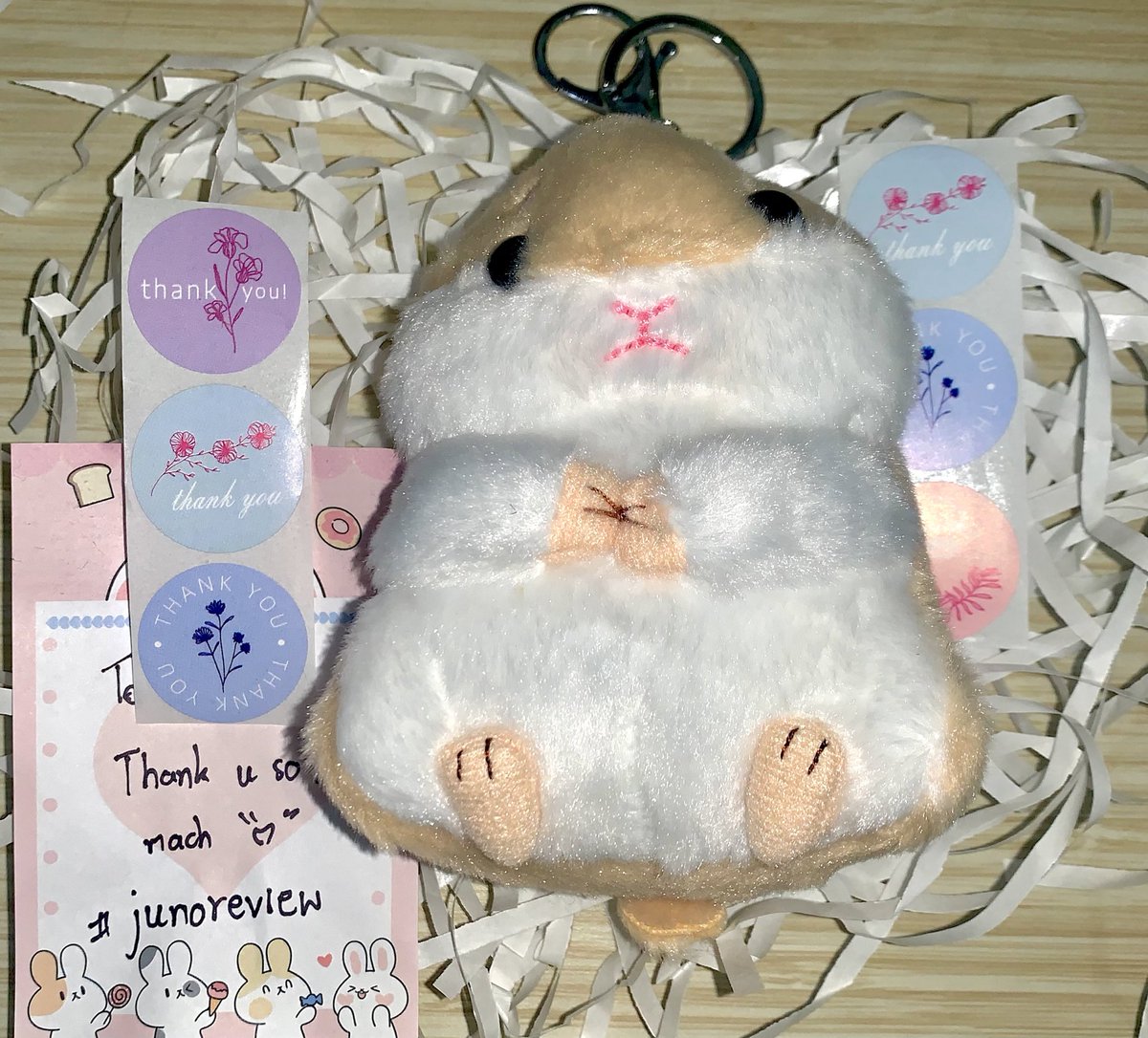 linla26's tweet photo. ได้รับน้องแล้วนะคะ น่ารักมากๆเลย🥰💖 #junoreview https://t.co/9cwmK5Senp