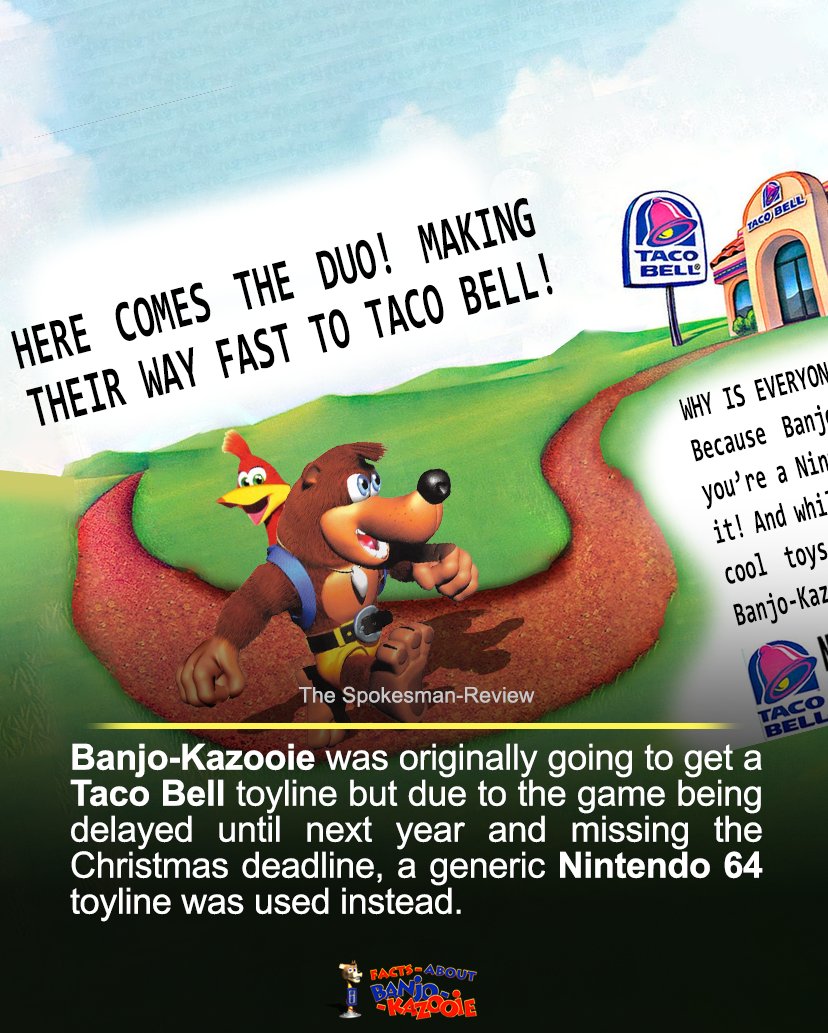 Facts about Banjo-Kazooie 🪺 on X: Before the #BanjoKazooie