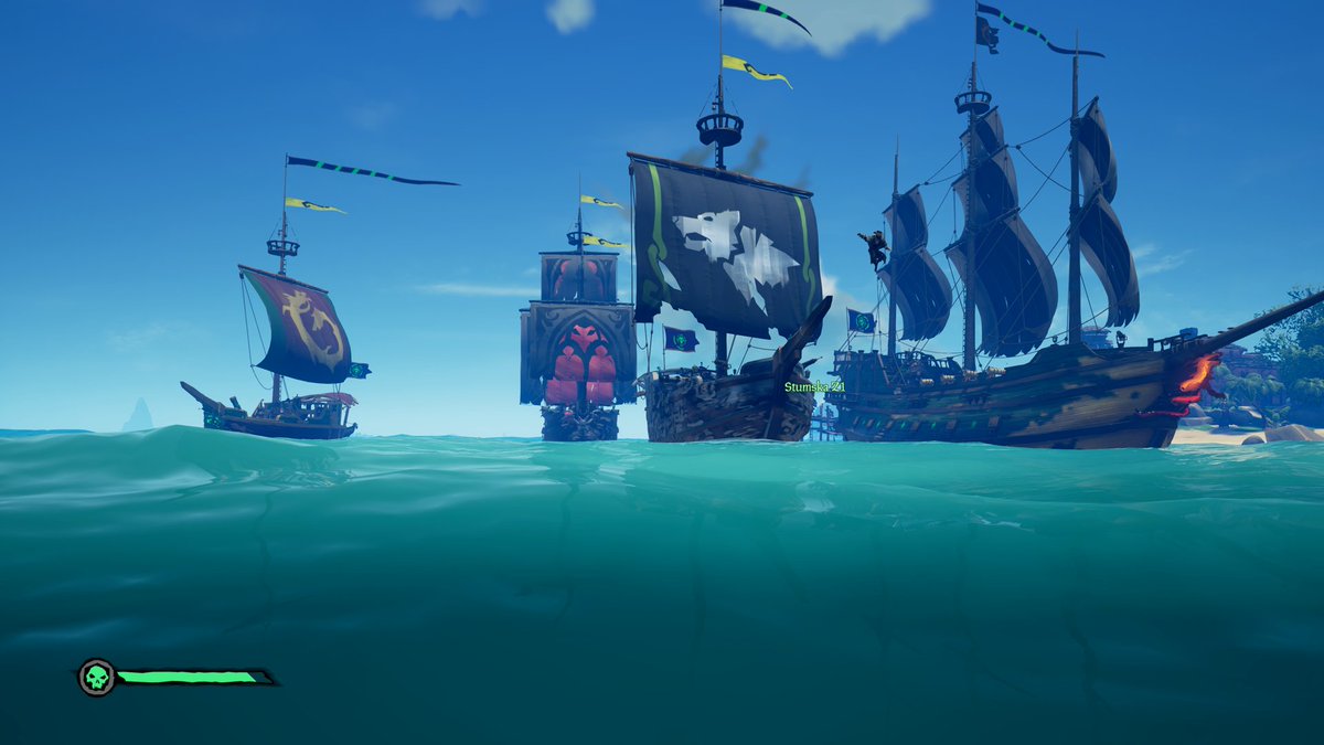 In honor of the friendships I have created through server alliances 💕 #SoTShot <a href="/SeaOfThieves/">Sea of Thieves</a>