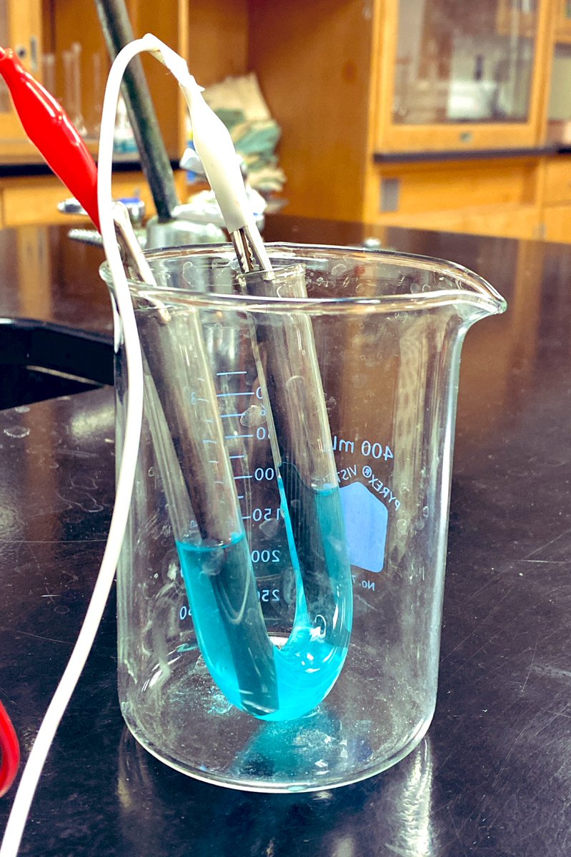 Copper Chloride lab is happening today! Sticky Tape lab was a success now students get to apply their rules.. and WB their understanding! #modchem