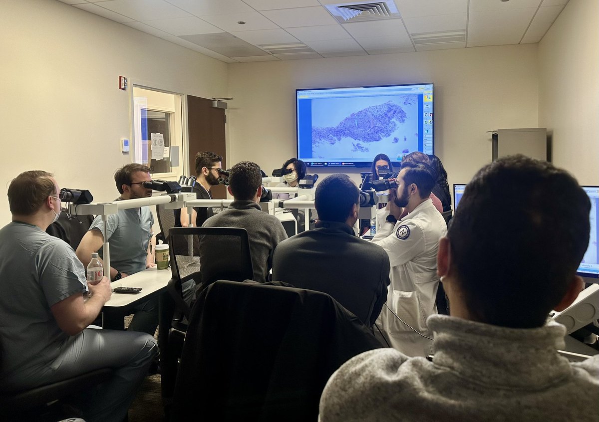 Luis Z. Blanco Jr., MD (he/him) 🔬 (@luisblancojrmd) on Twitter photo Starting the day with our resident-led #SurgicalPathology Unknowns series curated by <a href="/NU_Pathology/">Northwestern Pathology</a> PGY3 <a href="/ElhodakyMD/">Mostafa Elhodaky</a> 🔬 Terrific cases and lively discussion from our amazing trainees! #PurplePath #PathMatch2023 #PathTwitter #Path2Path <a href="/DanielJBrat/">Daniel Brat, MD, PhD</a> <a href="/NayarRitu/">Ritu Nayar, MD</a> Starting the day with our resident-led #SurgicalPathology Unknowns series curated by <a href="/NU_Pathology/">Northwestern Pathology</a> PGY3 <a href="/ElhodakyMD/">Mostafa Elhodaky</a> 🔬 Terrific cases and lively discussion from our amazing trainees! #PurplePath #PathMatch2023 #PathTwitter #Path2Path <a href="/DanielJBrat/">Daniel Brat, MD, PhD</a> <a href="/NayarRitu/">Ritu Nayar, MD</a>
