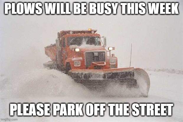 GoodviewBen's tweet photo. Old man winter is back. Reminder, no on-street parking 1am to 7am. 
#goodviewmn 
#snowstorm https://t.co/q7qfCqMqeu