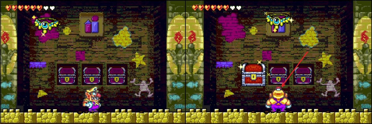 CommDonald's tweet image. Question: is this (red arrow) Wario's nose? #warioland4 #wario #warioland