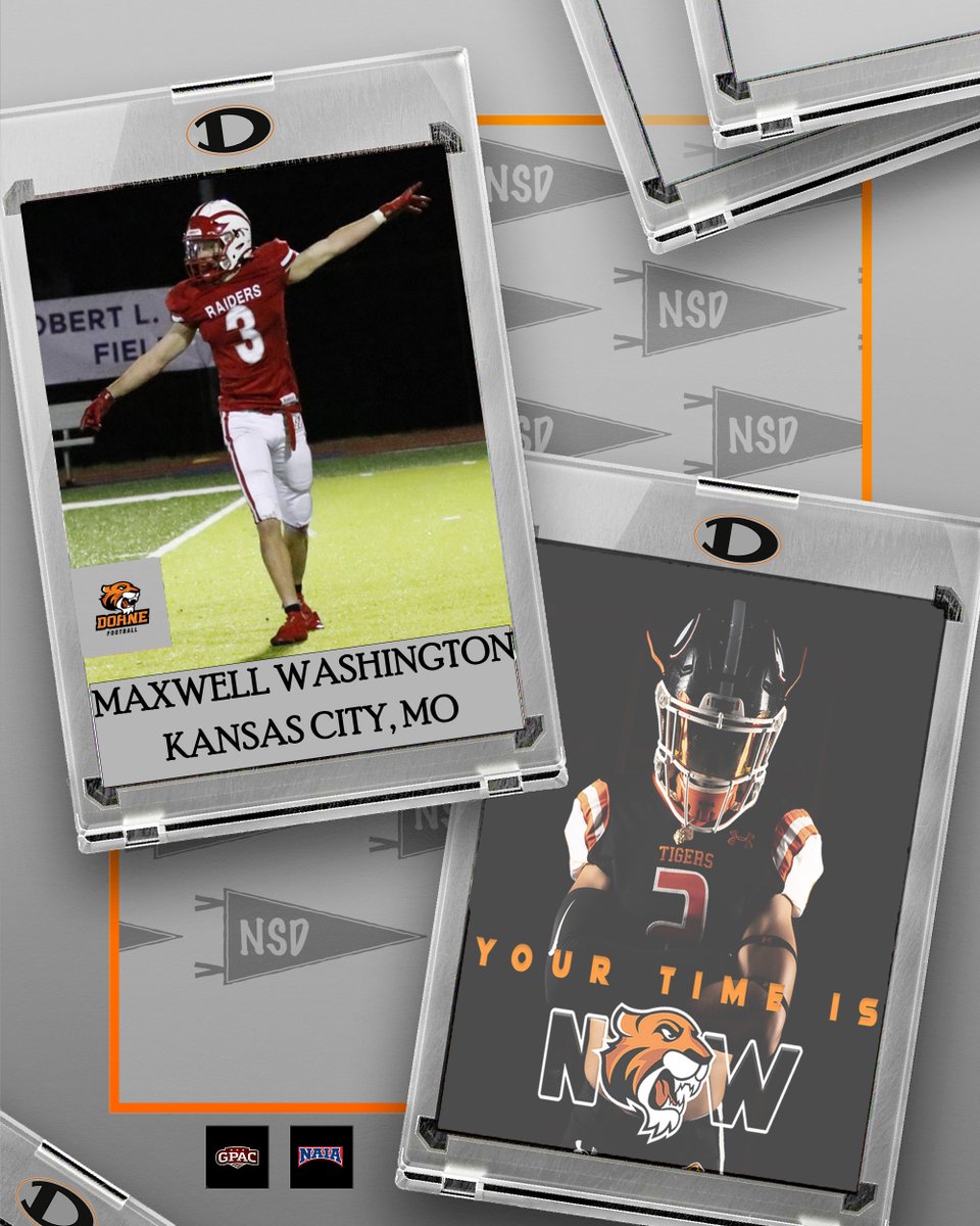 DoaneFootball's tweet photo. Doane Football is excited to welcome 
@MaxwellWashin14 to the Tiger Family! #RestoreTheRoar https://t.co/uIkYxuTv9r