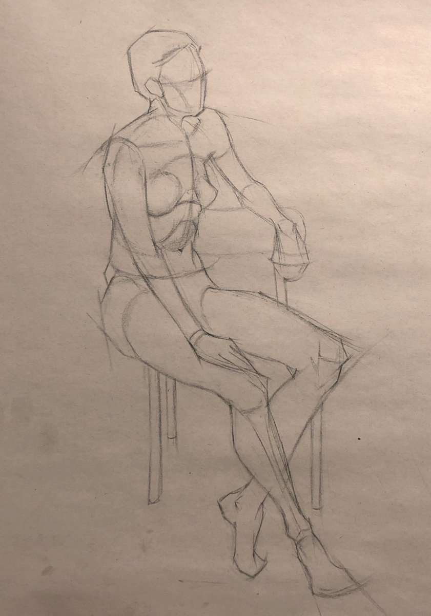 getting back into academic life drawing to push the light/dark areas in my illustrations 💪💪

#dailysketch #dailystudy #anatomy #anatomystudy