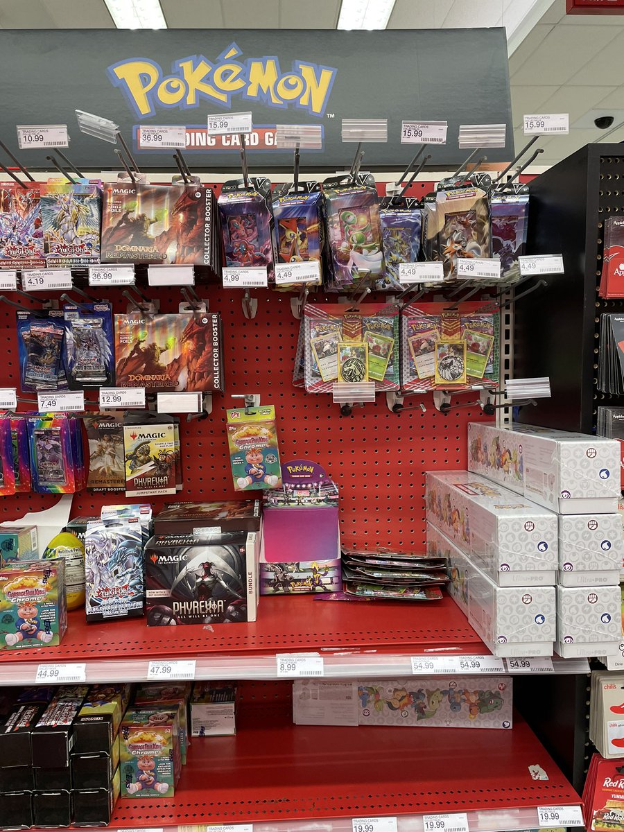 keeshtihn's tweet photo. @PokemonTCGDrops Target in Silver Spring, MD on cherry hill road. Chonkachu is trying out a new look https://t.co/Quls9aeLQU