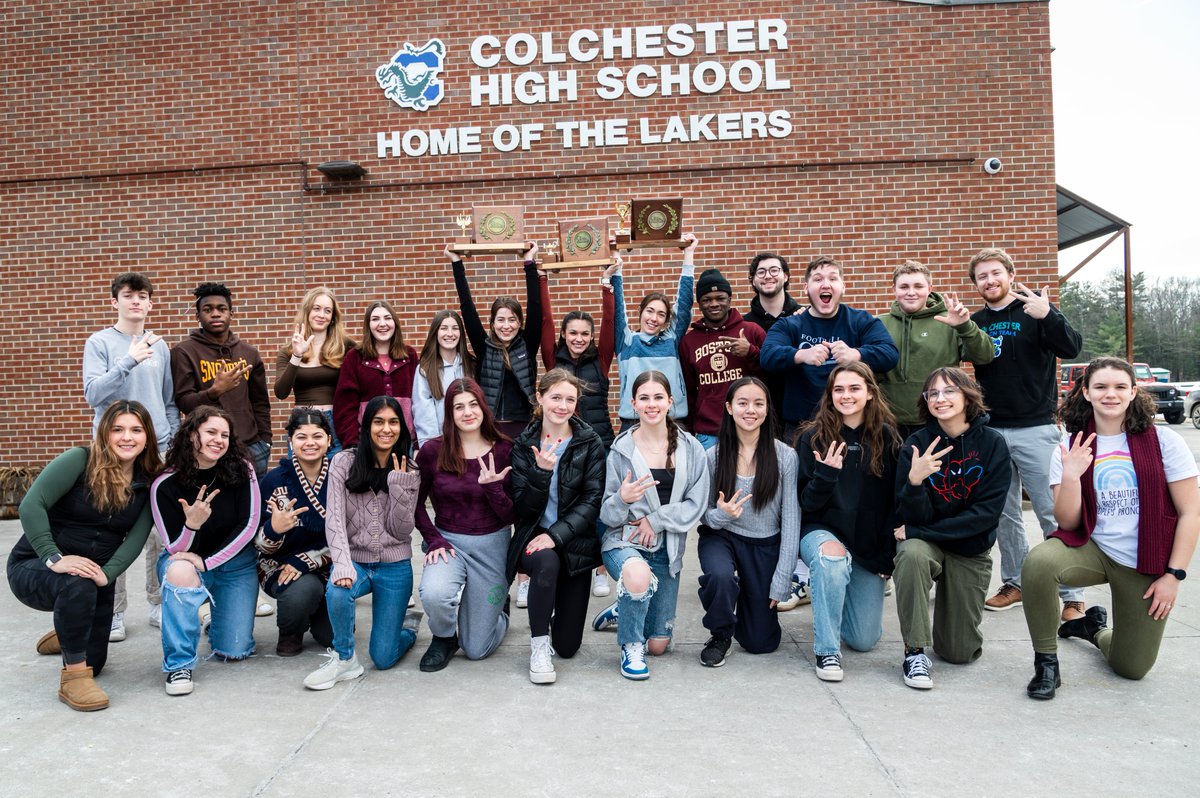 It's official and it's a threepeat: Congratulations to CHS's Speech Team, State Champs three years running!!!

#wearecolchester