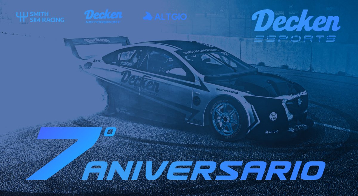 DeckenEsports's tweet photo. Hoy celebramos también 7 años de carreras!!

GRACIAS A TODOS pilotos y rivales en pista. https://t.co/hlZnuDUkPj