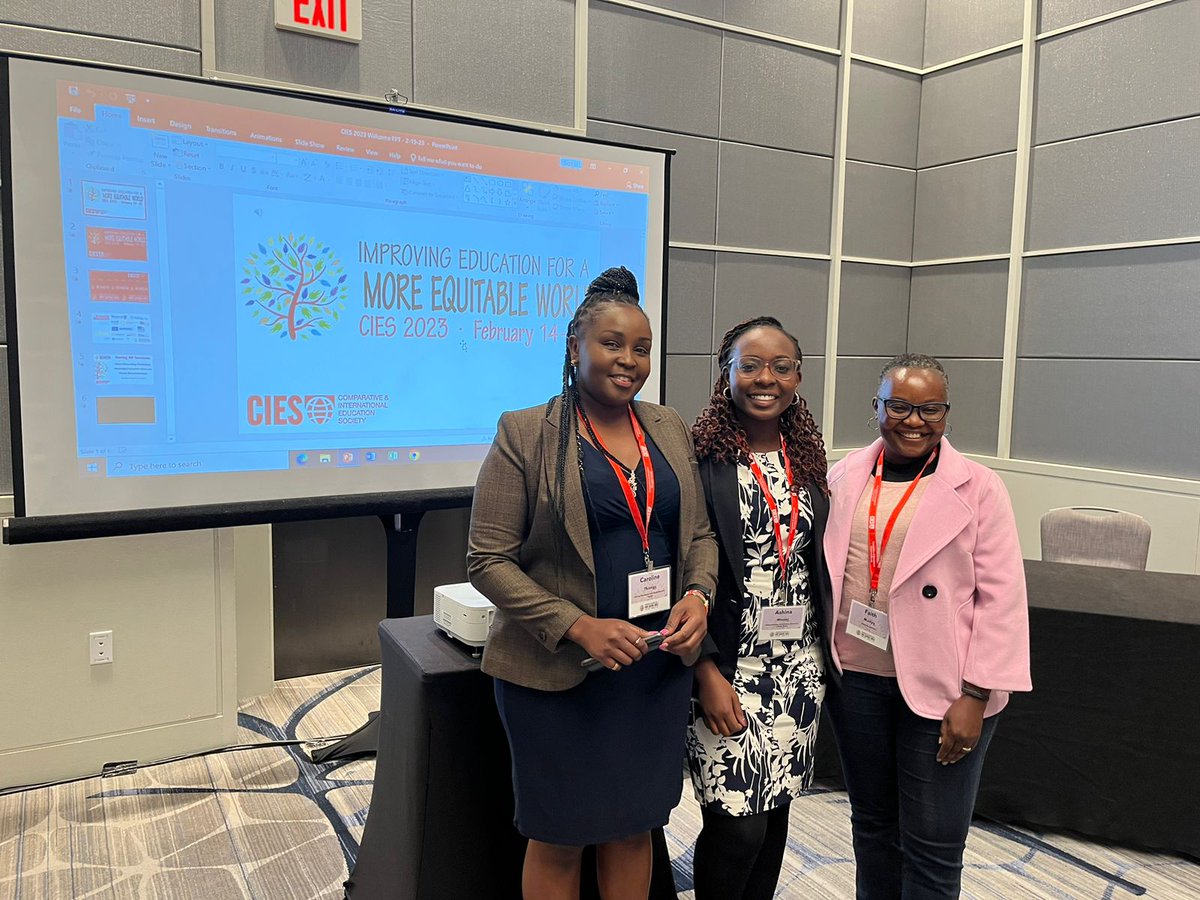 Presented @GIESCR upcoming paper on 'The future of low-cost private schools in urban informal settlements: Applying the Abidjan Principles on the right to education', unpacking the problems & possibilities for the legal framework for APBET schools in Kenya
 #CIES2023 #RELIatCIES