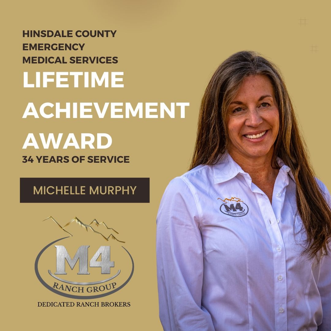 M4RanchGroup's tweet photo. If you've done any business with M4 Ranch Group, you know Michelle is the glue that holds us all together. But what you may not know is that Michelle gives just as much outside of the office, too.  Congratulations on 34 years and your lifetime achievement! 

#M4RanchGroup https://t.co/LO8681imWm