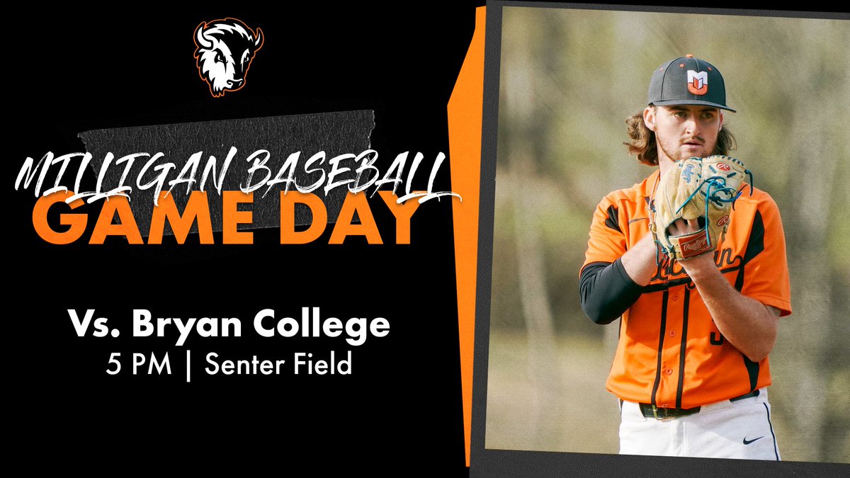 It's GAMEDAY‼️

📍Dayton, TN
🆚 Bryan College
⏰ 5 PM
📊ow.ly/1all50MYgNv

#BuffStrong🦬