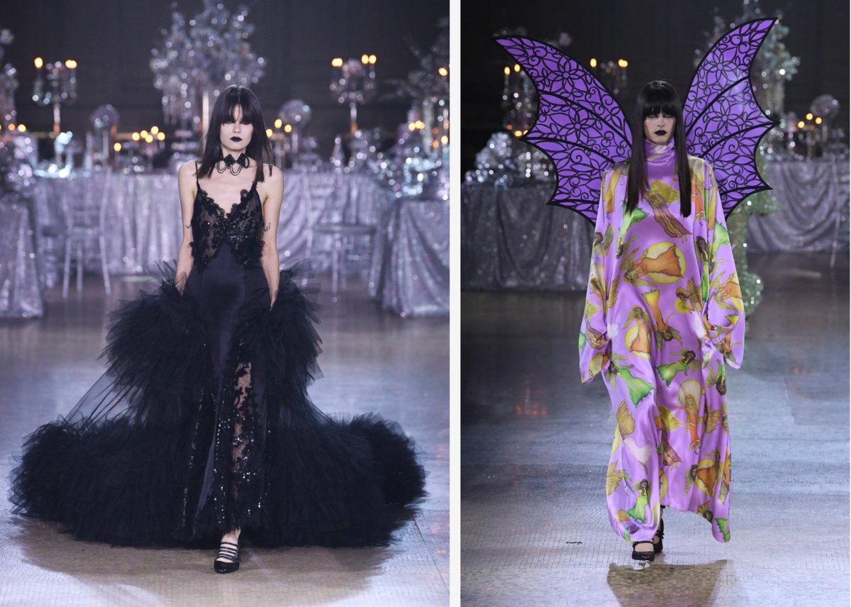 meticulous handicraft, long treasured fabrics + cinematic entrances. swaddle me for the winter in witchy Rodarte