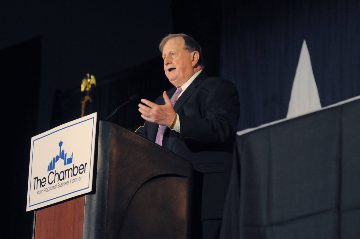 Red McCombs was a legend and visionary whose business acumen and positive influence helped shape our city and set it on a trajectory of growth, development, and success. 

Our thoughts and prayers are with the McCombs family. Red was a true friend and will be dearly missed!