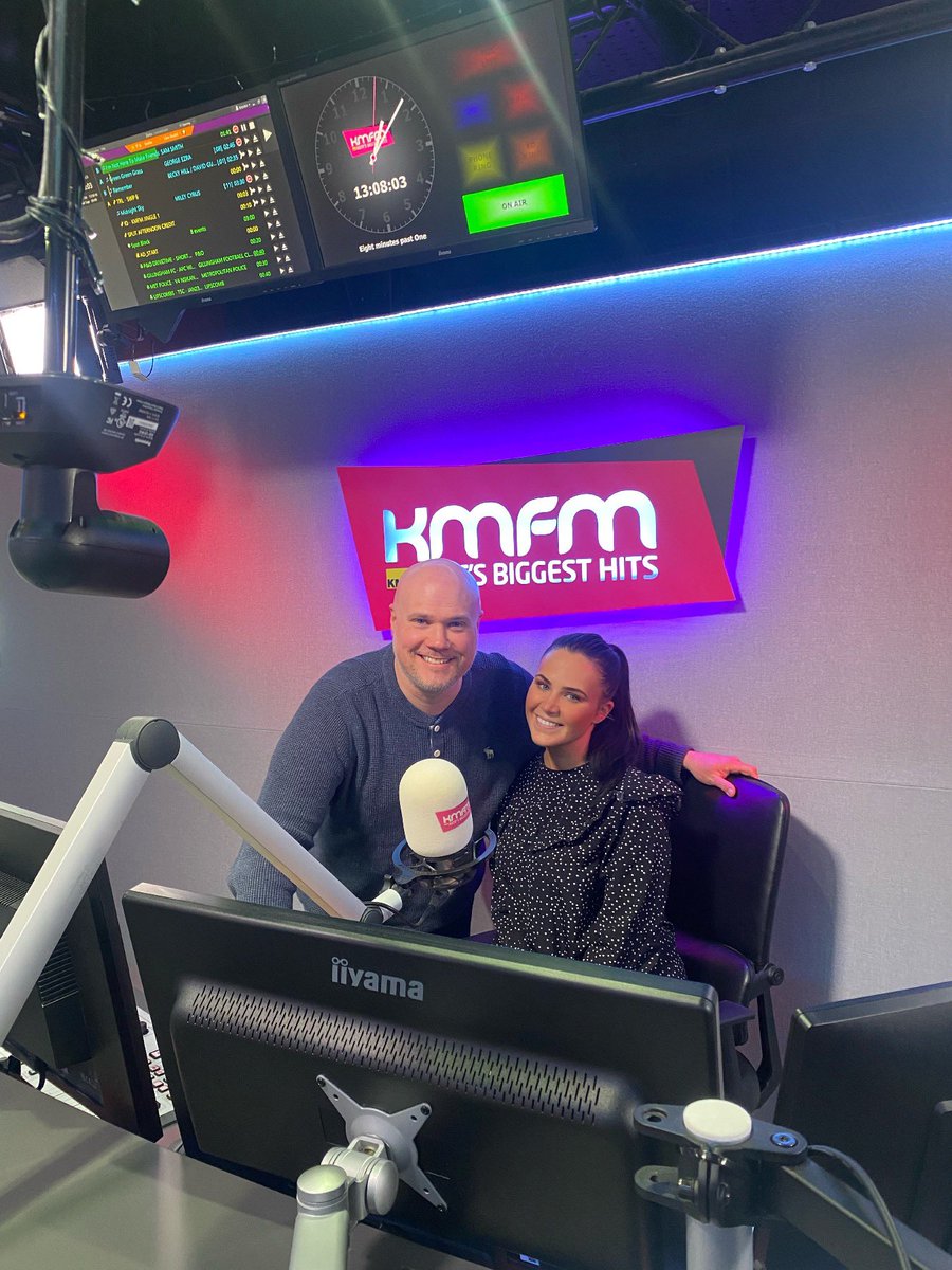 Samantha__Cook's tweet photo. I’m still buzzing from my visit to @KMMediaGroup &amp; @kmfmofficial this morning! 🎶 #kmfm https://t.co/JA9kCng00O
