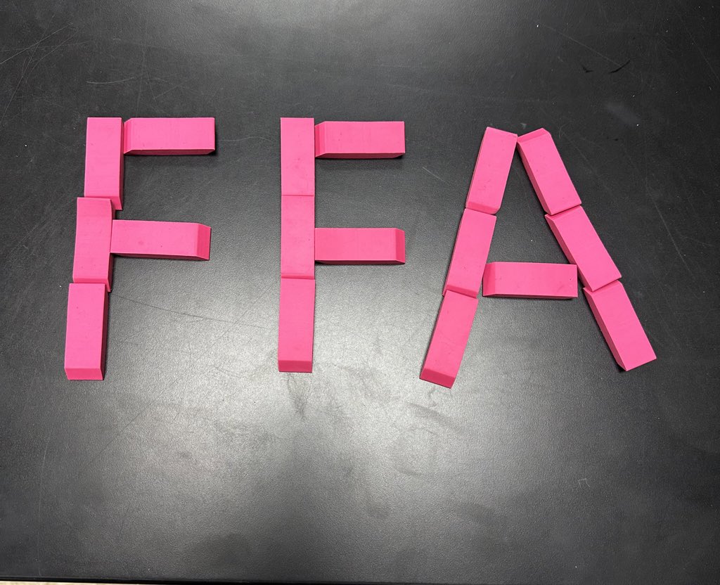CPrairieAg's tweet photo. Spell FFA for today’s social media challenge! #FFAWEEK @CP_FFA @CPHSGophers https://t.co/m3TPdYaahj