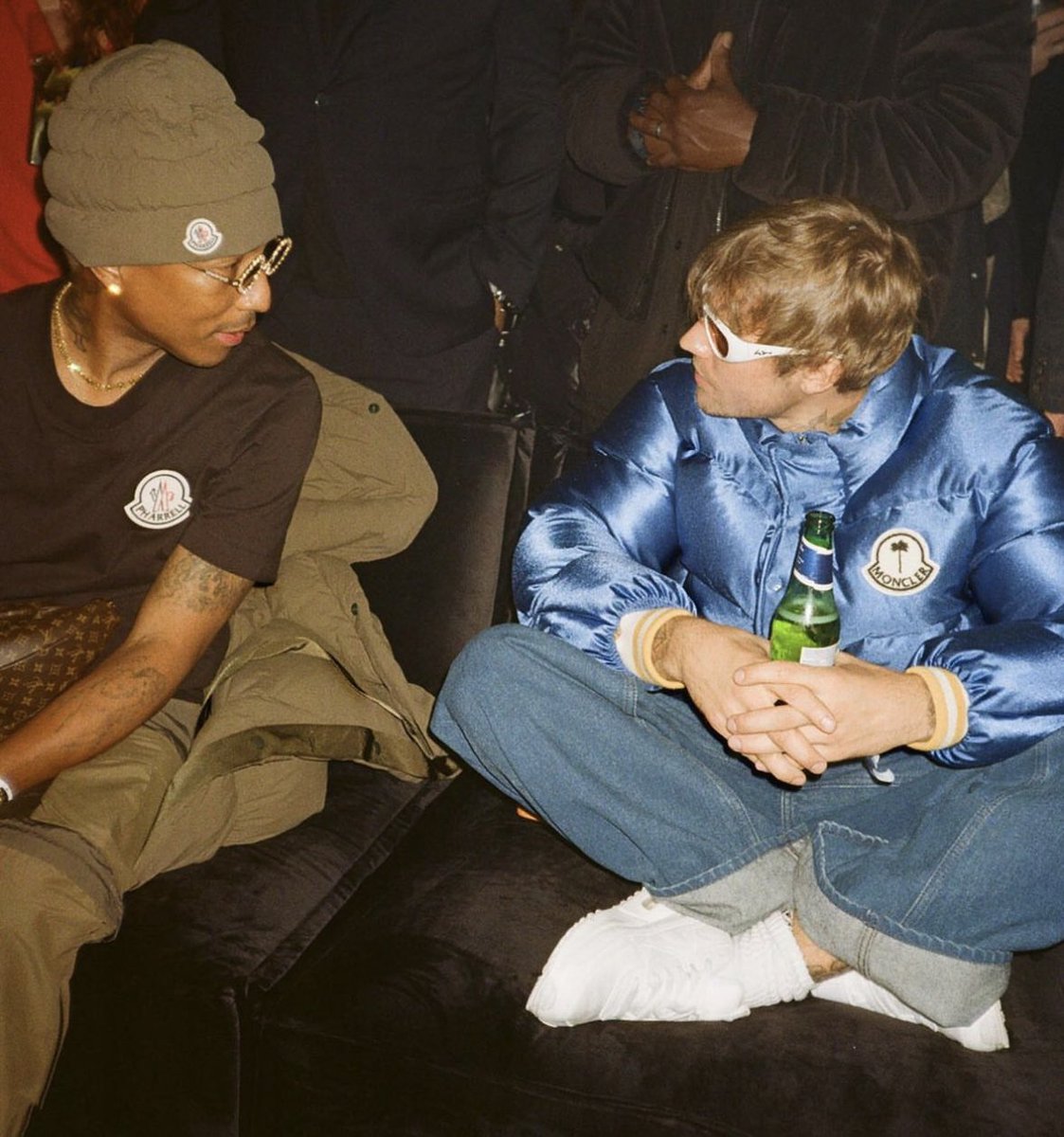 Justin Bieber and Pharell at the Moncler Genius event in London,England (February 20)