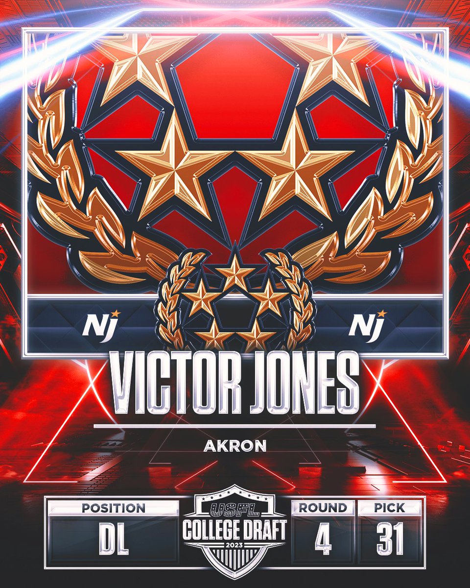 UFLGenerals's tweet photo. With the 31st pick in the 2023 USFL College Draft we select DL Victor Jones 👏

#InTheTrenches🎖🫡 https://t.co/xnDHdhid2L