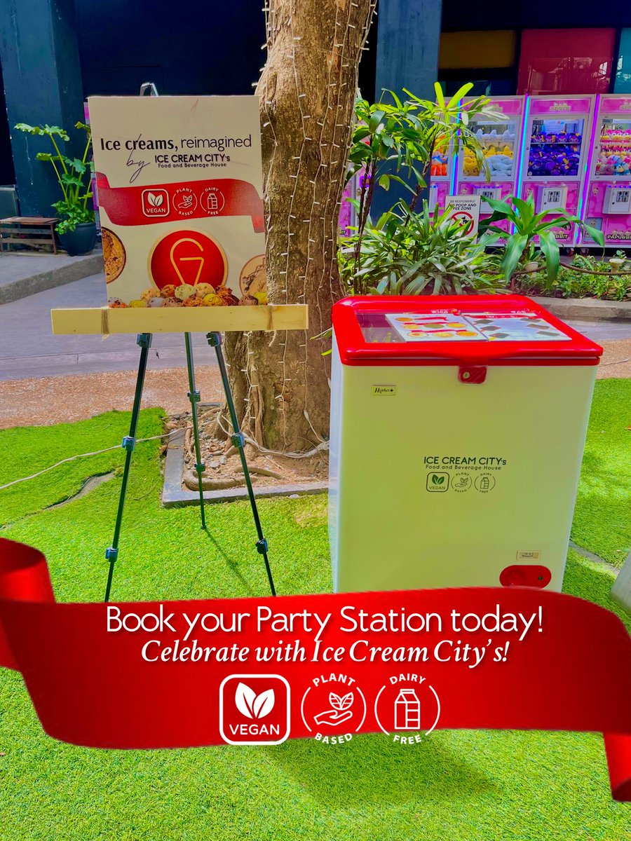 icecreamcitys's tweet photo. Reserve your party stations today &amp; celebrate with our reimagined ice creams and desserts.

Check out our available packages at: https://t.co/DPtTwhKr5m

Call/email:09770922267
📧 reservations@icecreamcitys.com

#events #icecreamparty #partyneeds #manilavegans #plantbasedicecream https://t.co/NXQFt1uuqo
