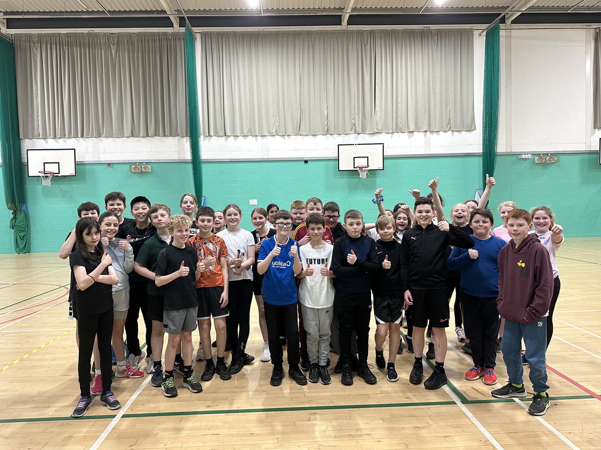 Well done to all who took part in our P7 Move to Graeme Challenge last night! 👏 🎾 ⚽️ 🏀 

We look forward to welcoming more P7 pupils tomorrow evening! 😊🙌

<a href="/VictoriaPrimSch/">Victoria Primary</a> <a href="/stmargaretsps/">St Margaret's PS</a> <a href="/WestquarterPrim/">Westquarter Primary</a> <a href="/LauriestonPS/">Laurieston PS</a> <a href="/WhitecrossPS/">Whitecross PS</a> <a href="/HallglenPrimary/">Hallglen Primary School</a> <a href="/GHSfalkirk/">Graeme High School</a> <a href="/GHS_PEdept/">Graeme High PE dept</a>