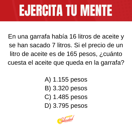 radiofelicidad's tweet photo. #EjercitaTuMente🧠| Llegó el momento de poner a trabajar ese cerebro. 👇 https://t.co/ZlBDN3d3Py