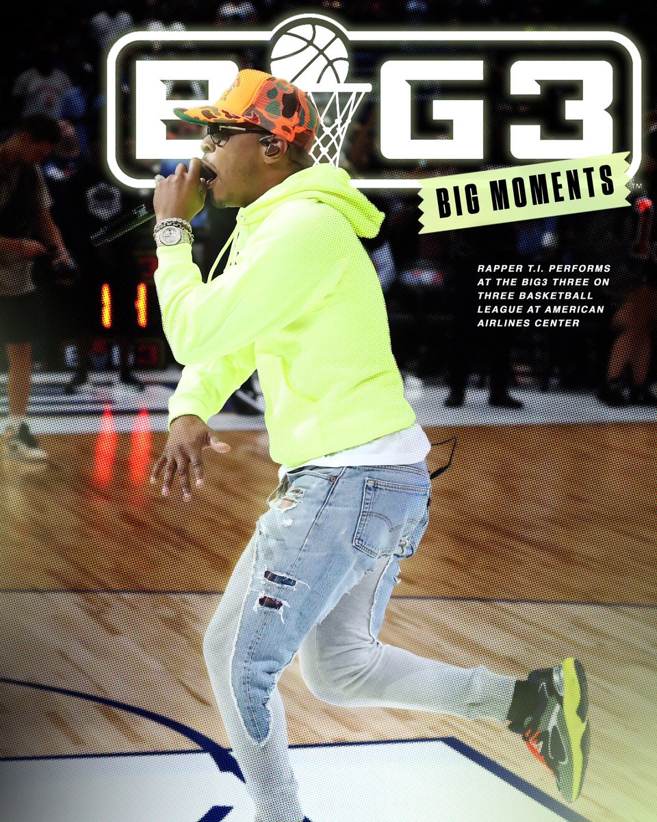 Big Moments: T.I performs at a BIG3 game at American Airlines Center #BIG3