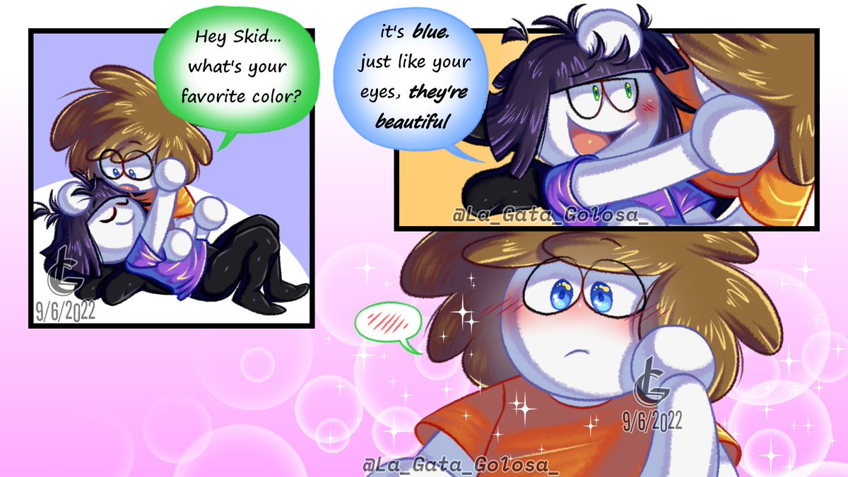 La_Gata_Golosa_'s tweet photo. headcanon (it's funny because they eyes are black) https://t.co/FZb3DNJLjo