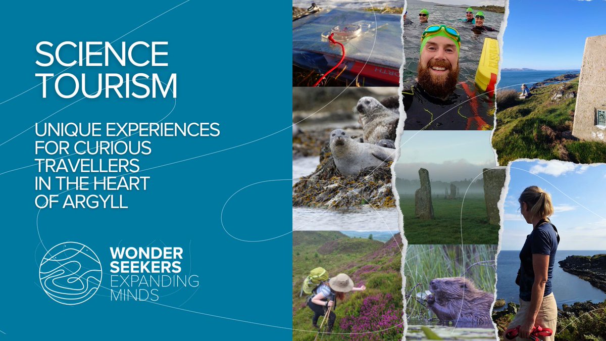 Visiting the west coast of #Scotland this year? Try one of our adventures in #sciencetourism in the @HeartofArgyll. We work with small, local providers to bring you a fusion of #travel, #science & #learning. It'll spark & satisfy your curiosity! 🚩 WonderSeekers.com
