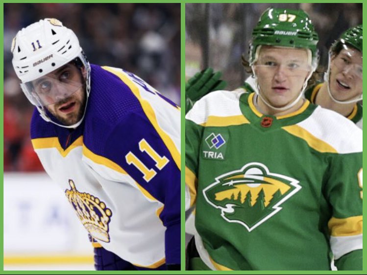 dockratTC's tweet photo. If Gary Bettman had the NHL’s best interest in mind tonight he’d make sure the #GoKingsGo and #mnwild are wearing these bad boys! https://t.co/V512BClSy6