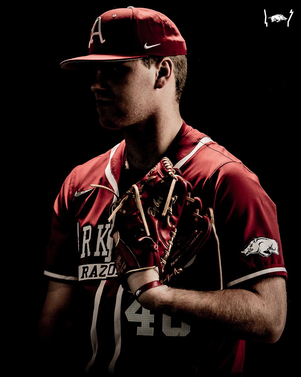 RazorbackBSB's tweet photo. Today's starter: RHP Ben Bybee https://t.co/9ErkLoekRL