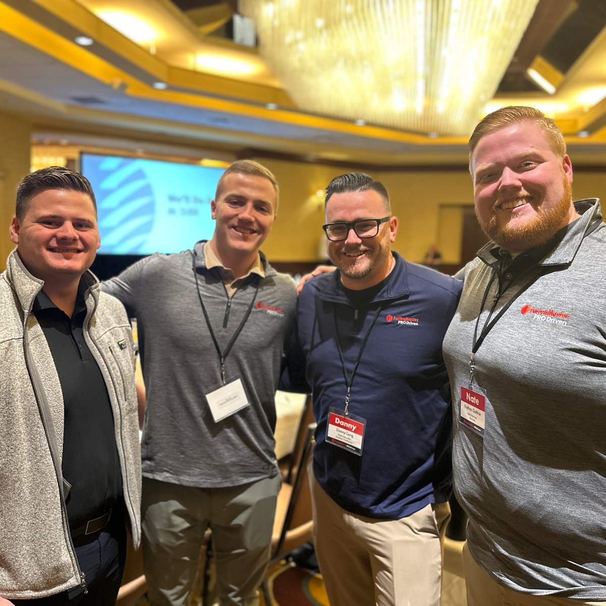 FastenMasterPro's tweet photo. Last week we held our annual #FastenMaster National Sales Meeting here in Agawam, MA, with our goal to #LevelUp our team, so we can better serve you and your business!
#PRODriven #FastenMasterPRO #BuildBetter https://t.co/owTCSP2ePL
