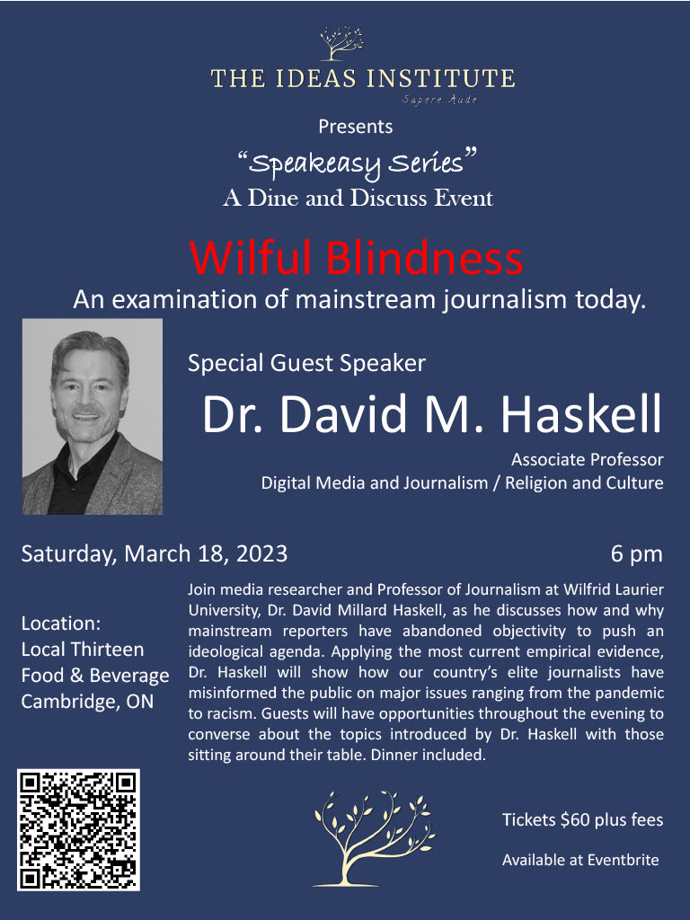 IdeasInst's tweet photo. The Ideas Institute is thrilled to announce The Speakeasy series. Join us on Saturday, March 18 for our first dine and discuss event, where @DMillardHaskell will consider the state of mainstream reporting today. For tickets and details, please visit 
https://t.co/rl1OAcu9yr https://t.co/lgPpof7sQG